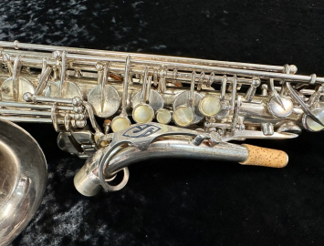 Photo Vintage Selmer Paris Original Silver Plated Mark VI Alto Sax - SN 74440